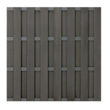 European Style Eco Friendly Wood Plastic Composite Garden Fence For Outdoor Use